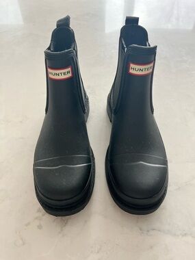 Hunter Black Chelsea Waterproof Boots